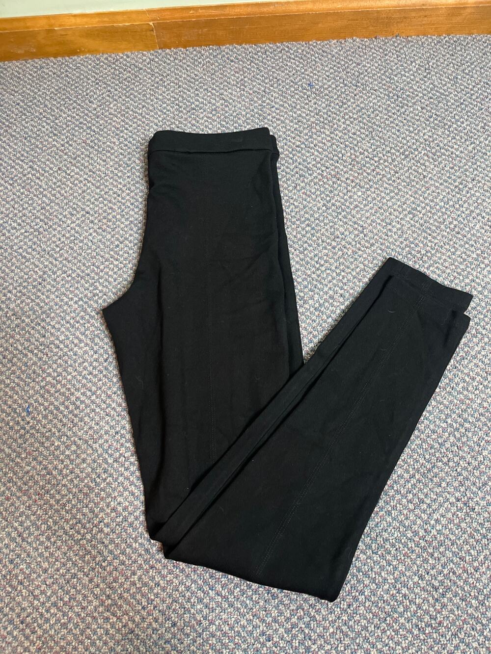 Barneys New York Black Ponte Legging XS
